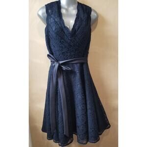 Mari Lee Stunning Little Navy Lace dress